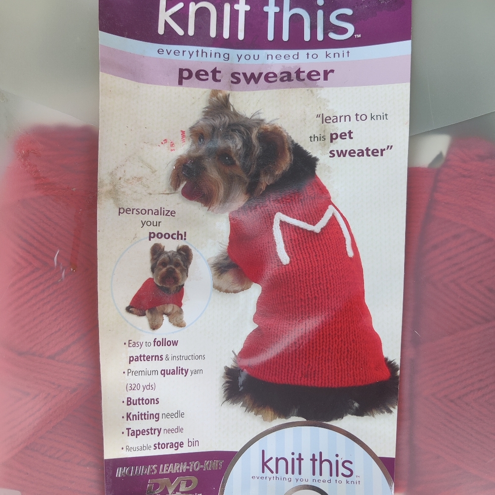 Knit your pup a sweater